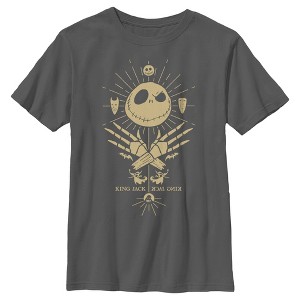 Boy's The Nightmare Before Christmas King Jack Skellington T-Shirt - 1 of 4