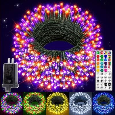 Ollny 400 LED Christmas RGB String Lights (Green Cable, 130 Modes)