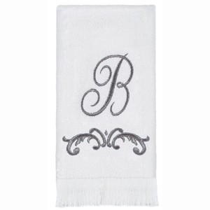 Avanti Scroll Mono Fingertip Towel B - 1 of 3