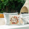 Stupell Industries Harvest Sprigs & Pumpkin Outdoor Decorative Throw Pillow, 18 x 18 - 2 of 3