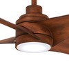 56" Minka Aire Modern Indoor Ceiling Fan with LED Light Remote Control Distressed Koa for Living Room Kitchen Family Dining Home - 3 of 4