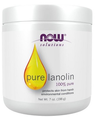 Solutions Lanolin Pure by Now Foods  -  7 oz Cream