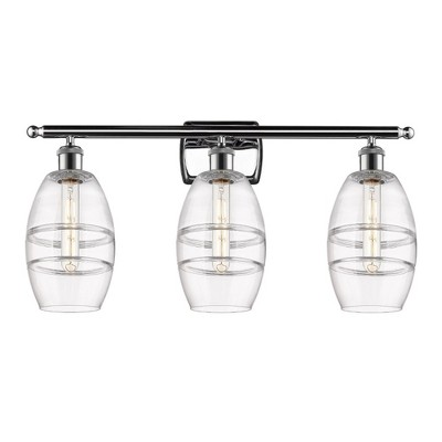 Vaz - 3 Light Bath Vanity In Industrial Style-9.13 Inches Tall and 25.88 Inches Wide