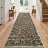 Washable Rugs for Living Room, Non Slip Low Pile Vintage Area Rugs for Bedroom - 2 of 4