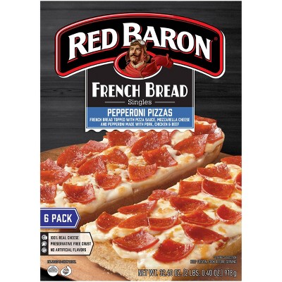 Red Baron Frozen Pepperoni French Bread Singles -  32.4oz/6ct