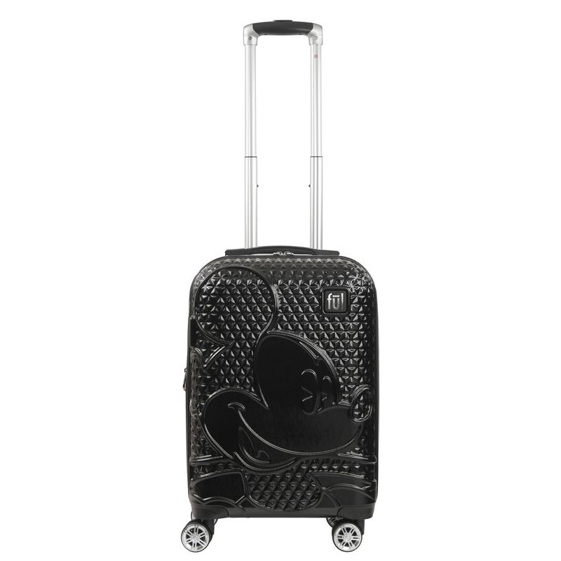 FUL Disney Textured Mickey Mouse 22in Hard Sided Rolling Luggage, 2 of 6