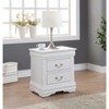 TIRAMISUBEST White Nightstand with Dovetail Drawers, Classic Bedroom Storage - 2 of 4