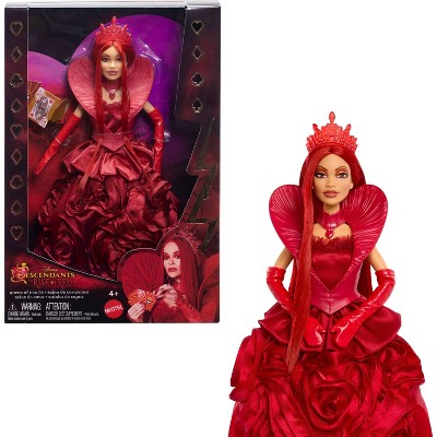 Disney Descendants The Rise Of Red Queen Of Heart Fashion Doll With Movie inspired Royal Rose Gown Accessories Target