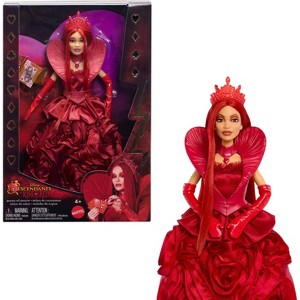 Disney Descendants: The Rise of Red – Queen of Heart Fashion Doll with Movie-Inspired Royal Rose Gown & Accessories - 1 of 4