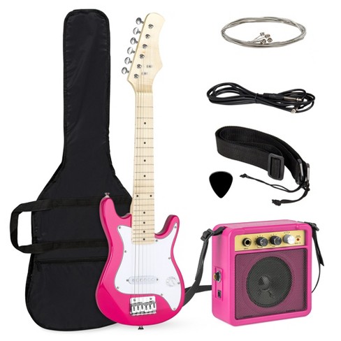 Youth deals electric guitar