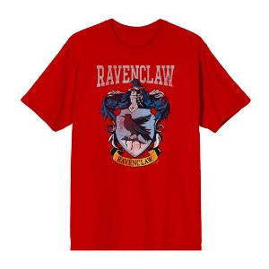 Harry Potter Ravenclaw Crest Crew Neck Short Sleeve Men's T-shirt - 1 of 2