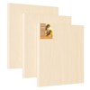 HANSILK Unfinished Birch Wood Canvas Panels Kit, Deep Cradle Boards for Pouring Art, Crafts, Painting and More - 2 of 4