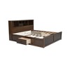 TIRAMISUBEST King Size Platform Bed with Multi-storage Headboard, USB and 2 Storage Drawers, Wooden Bed Framw with Storage Shelves - 4 of 4