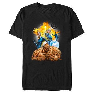 Mens Marvel: Fantastic Four Modern Art T Shirt - 1 of 4