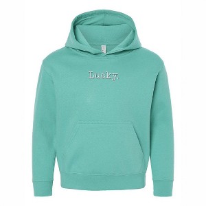 The Juniper Shop Embroidered Lucky Typewriter Youth Graphic Hoodie - 1 of 4