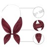 Allegra K Women's Pre-tied Solid Color Adjustable Sailor Suit Bowknot Bowties - 4 of 4