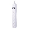 Philips 6-Outlet Surge Protector with 2ft Extension Cord, White - image 2 of 4