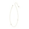 Kendra Scott 14K Gold Over Brass Mini "H" Initial Pendant Necklace - Gold - 2 of 3
