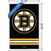 Trends International NHL Boston Bruins - Logo 21 Framed Wall Poster Prints - 3 of 4