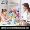 Plaxsoon 13pcs Flower Bouquet Set, 888pcs Botanical Collection Building Block for Kids and Adults Aged 8+ - 2 of 4