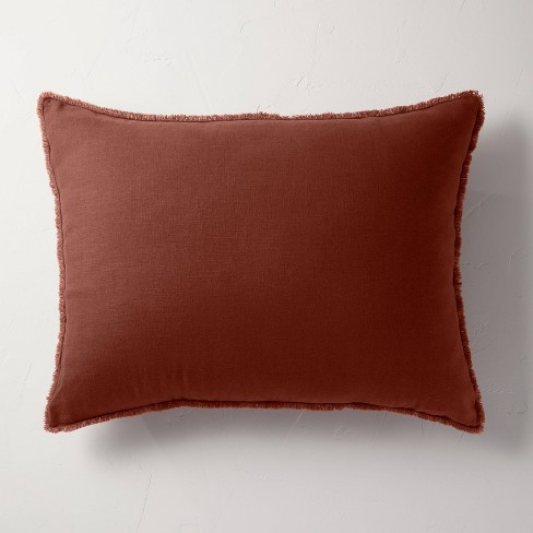 King Euro Heavyweight Linen Blend Throw Pillow Natural - Casaluna™ : Target