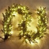 King Of Christmas 9ft Pre-lit Artificial Christmas Garland with Lights Plug Operated, Yorkshire  Fir Xmas Garland with Lights - image 4 of 4