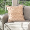 HGTV Curlicue Faux Fur Pillow Snowbound 14 x 20 inches - 2 of 4
