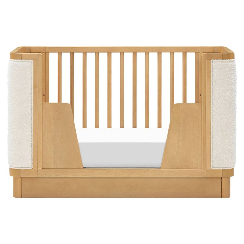 Babyletto Bondi Boucle 4-in-1 Convertible Crib with Toddler Bed Kit - Honey/Ivory Boucle, 4 of 10