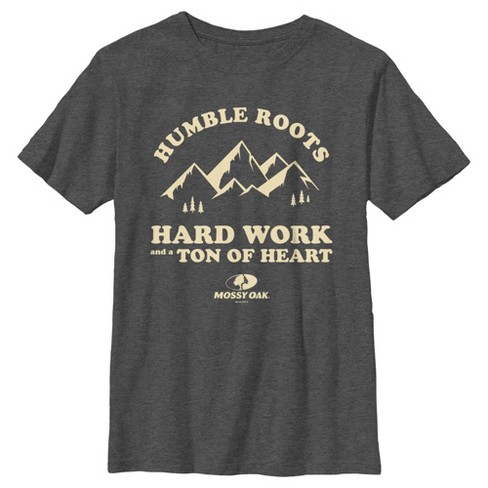 Boy's Mossy Oak Humble Roots Hard Work and a Ton of Heart T-Shirt - image 1 of 4