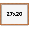 PosterPalooza | Classic Brown Picture Frame - UV Acrylic, Backing Board, Hanging Hardware Included - 2 of 4