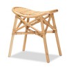 Elgon Rattan Footstool Natural/Brown - bali & pari: Rectangular Bench, No Assembly, Spot Clean - 2 of 4