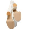 HalloweenCostumes.com 6 Women  Patent White Platform Adult Gogo Boots, White - 3 of 4