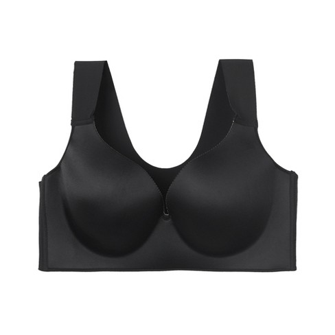 Agnes Orinda Women Plus Push-up Underwire Comfort Bra And Panty Set Black  38c : Target
