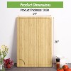Extra Large Bamboo Cutting Board for Kitchen, Chopping Board with Juice Groove & Handles, Over Sink Cutting Board for Meat Vegetables Fruit - 3 of 4