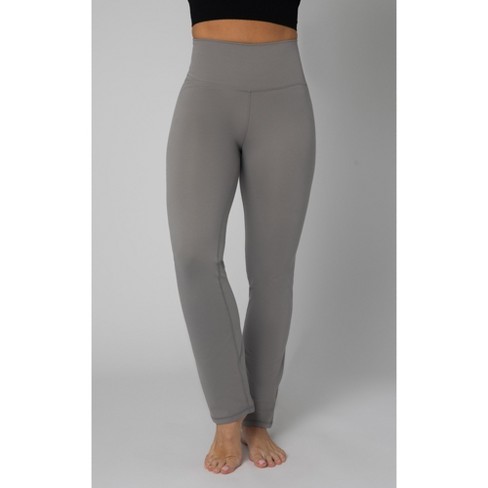 Yogalicious Womens Lux Willow Elastic Free Crossover Waist Flared