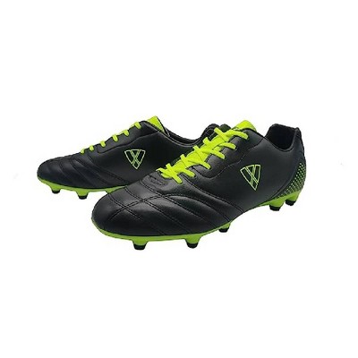 Vizari Men's Redondo Firm Ground Outdoor Soccer Shoes/Cleats | for Teens and Adults - Black/Green,7 — фото 2