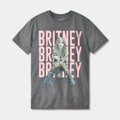 Girls' Britney Spears Oversized Sleep T-Shirt - Gray