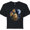 Women's - Star Wars - Chewie Moon Cropped Graphic T-Shirt - 2 of 4