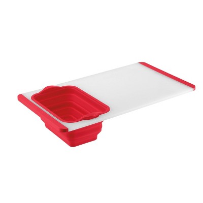 Cuisinart 20" Cutting Board with 2.5qt Red Colander - CTG-00-CBCR