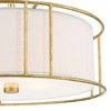 Possini Euro Design Kahna Painted Gold Pendant Chandelier 20" Wide Modern Metal Cage Frosted Glass 4-Light Fixture for Dining Room - 3 of 4