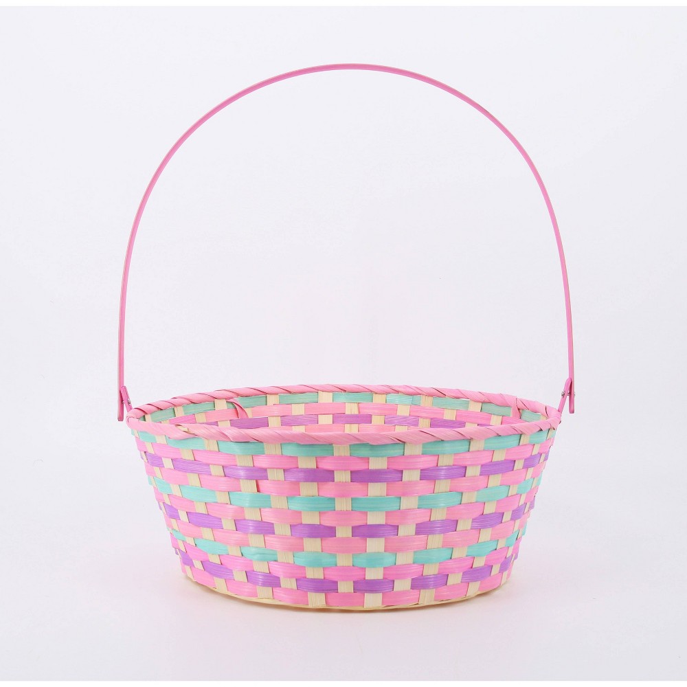 15" Bamboo Easter Basket Warm Colorway - Spritz