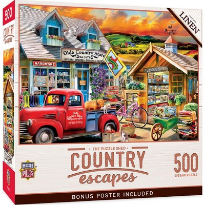 Masterpieces Country Escapes - The Puzzle Shed 500 Piece Jigsaw Puzzle ...