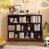 Book Shelf, Cubes Storage Organizer, Freestanding Bookshelf Cube Shelf for Bedroom, Living Room, 3-Tier Open Bookshelf Wooden Bookcase - 4 of 4