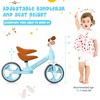 Honey Joy Kids Balance Bike Toddler Training Bicycle w/ Feetrests for 2-5 Years Old Red\Blue\Pink - 4 of 4