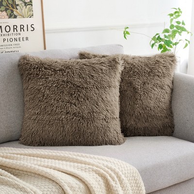 Unique Bargains Soft Modern Plush Throw Home Decor Throw Pillowcases