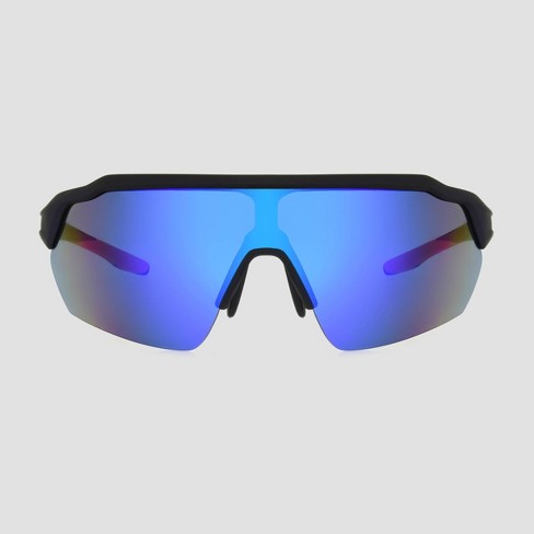Active Trek Rubberised Mirrored Sunglasses