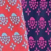 Collections Etc 2-Pack Border Print Drawstring Waist Lounge Pants - 4 of 4