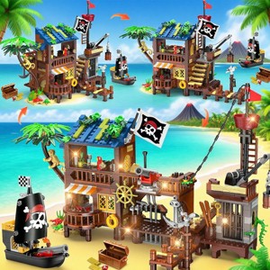 Ship House Building Set, 781PCS STEM Bricks Kit for Kids Girls Boys Ages 6+ - 1 of 4