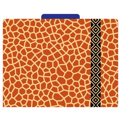 Barker Creek File Folders, 9.5" x 12", 12ct - Giraffe