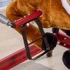 Ruvalino Baby Bouncers and Rockers Toddler Kid Chair Spring Rocking Horse Plush Toy for Playroom, Brown, 39.25"*23.5"*30.25" - 2 of 4